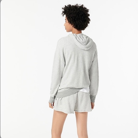 NWT J. Crew Cotton Relaxed Hoodie - Picture 3 of 6